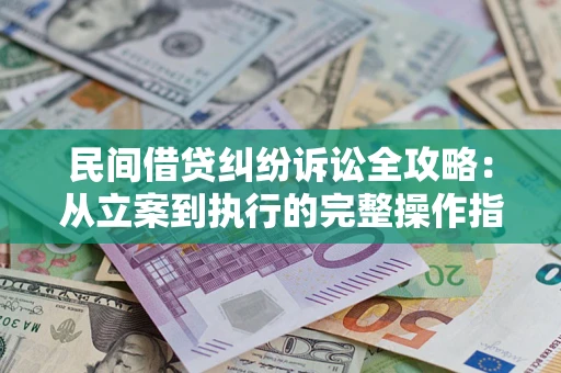济南民间借贷纠纷诉讼全攻略：从立案到执行的完整操作指南