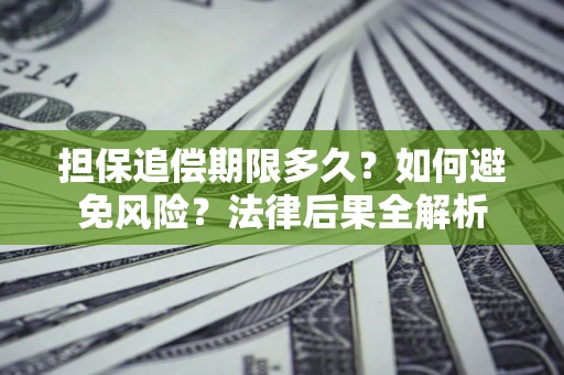 济南担保追偿期限多久？如何避免风险？法律后果全解析