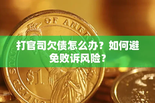 济南打官司欠债怎么办？如何避免败诉风险？